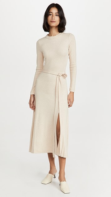 Long Sleeve Rib Dress | Shopbop