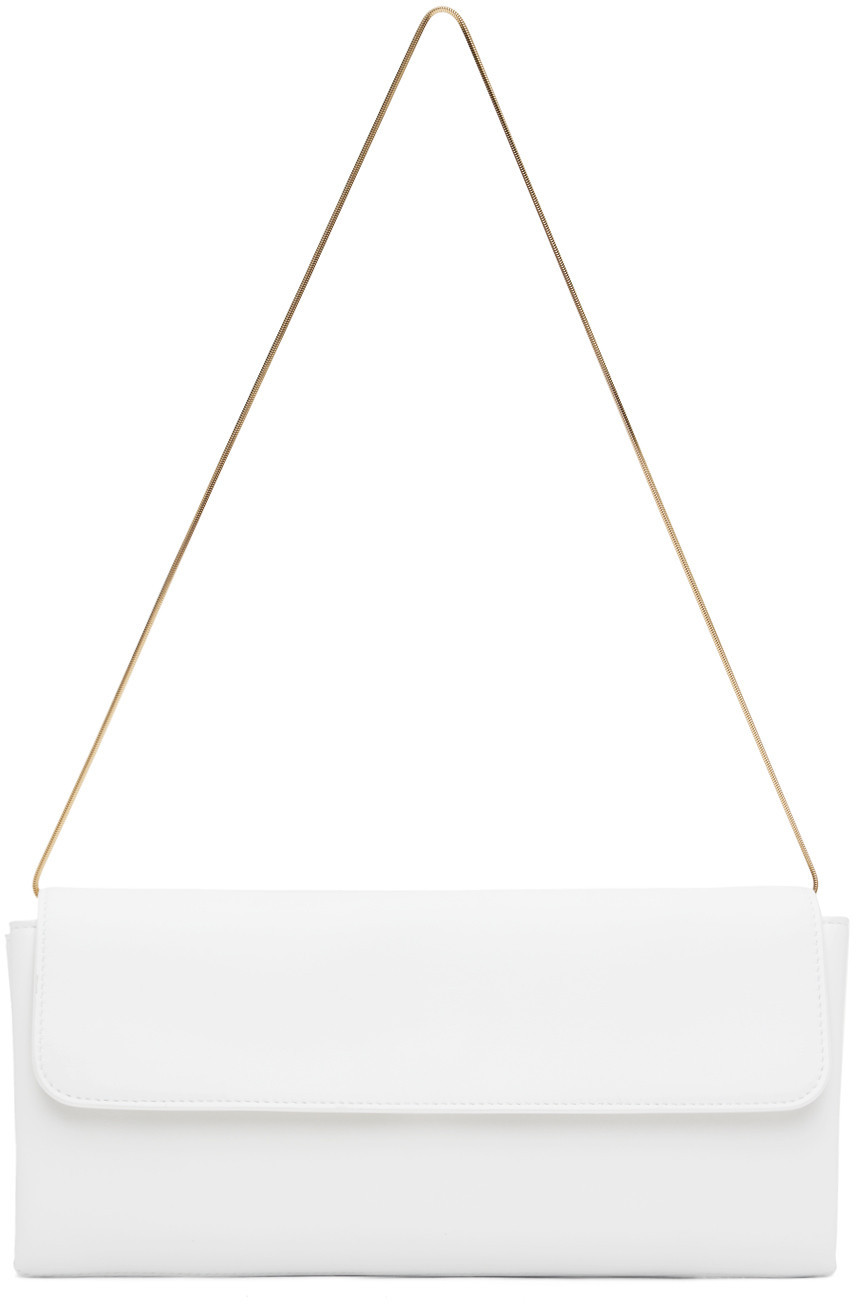The Row White Aurora Bag | SSENSE