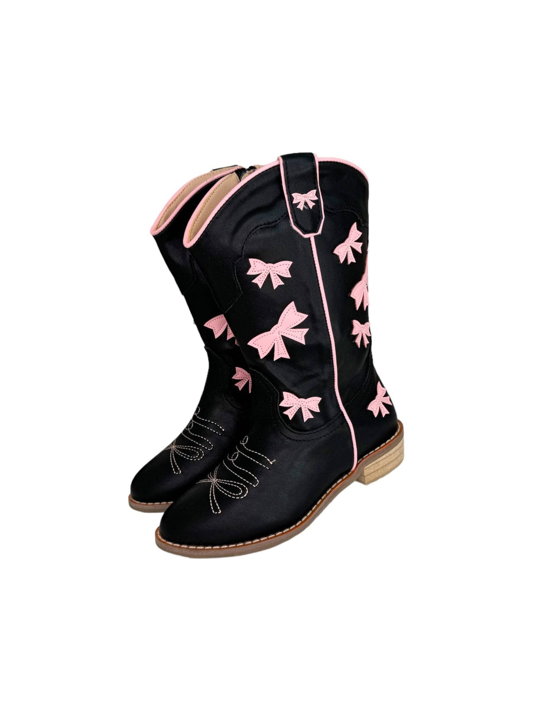 Bow Pink Cowgirl Boots | Lola + The Boys