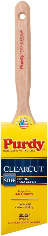 Purdy 144152125 Clearcut Series Glide Angular Trim Paint Brush, 2-1/2 inch | Amazon (US)