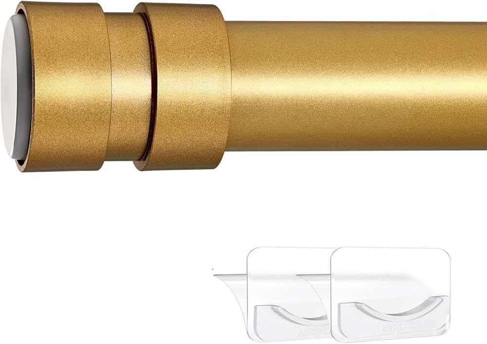 Tension Shower Curtain Rod Adjustable 32 to 72 inch - Spring Tension Shower Rod No Drilling Non S... | Amazon (US)