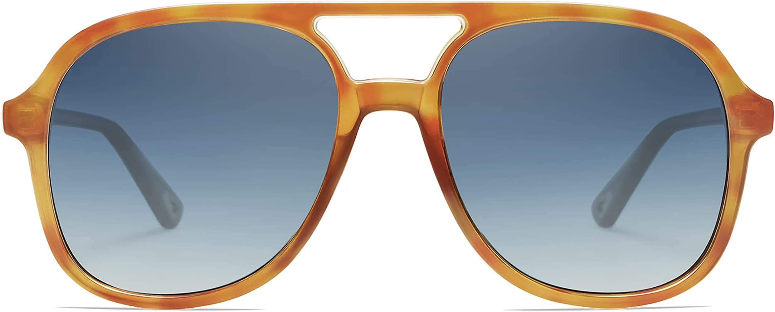 SOJOS Retro Polarized Aviator Sunglasses for Women Men Classic 70s Vintage Trendy Square Aviators... | Amazon (US)