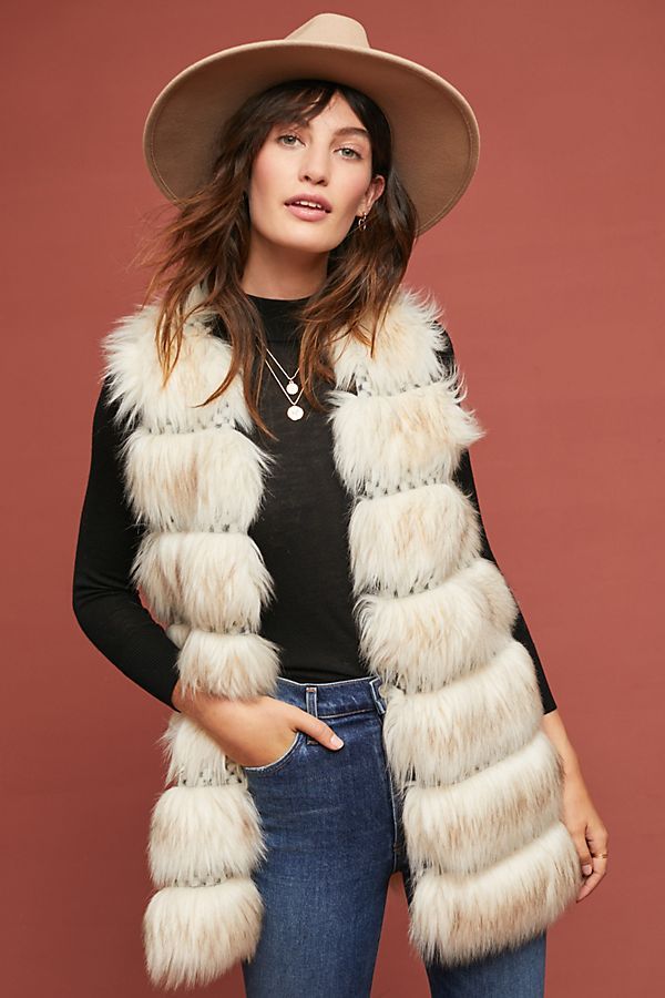 Faux Fur Vest | Anthropologie (US)