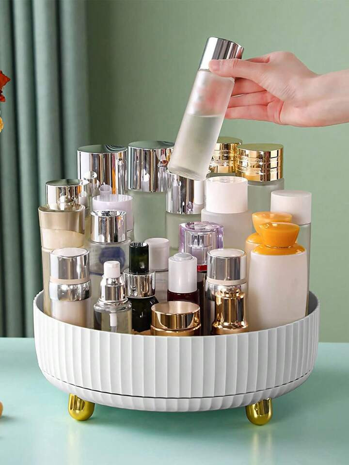 Caixa De Armazenamento De Cosméticos Giratória Multifuncional, 1 Peça Organizador De Maquiagem... | SHEIN