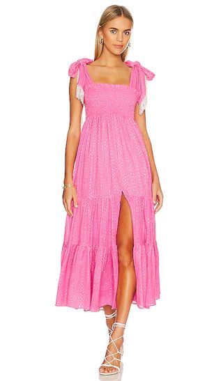 Jade Maxi Dress in Saint Barth Neon Pink | Revolve Clothing (Global)