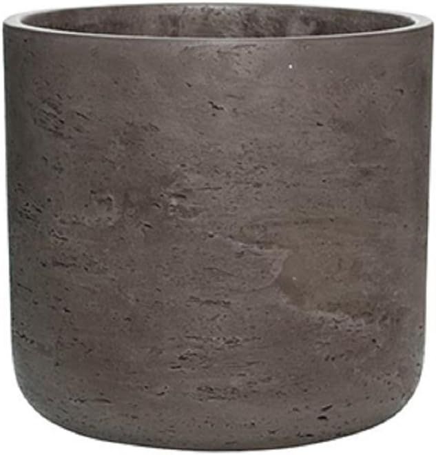 Planter Chocolate Washed Fiberstone indoor and outdoor Flower Pot 9.5"H x 10"W - by Pottery Pots | Amazon (US)