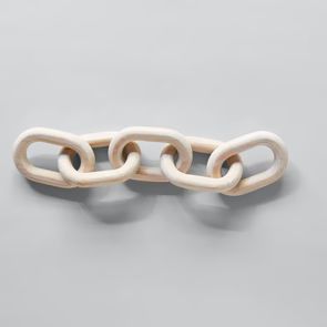 Pale Wood Chain, Small Link | Bloomist