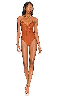 FAITHFULL THE BRAND Romano One Piece in Plain Spice from Revolve.com | Revolve Clothing (Global)