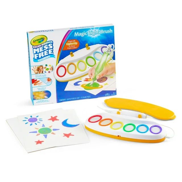 Crayola Color Wonder Magic Light Brush Art Set, Mess Free Washable Paint, Gift, Beginner Unisex C... | Walmart (US)