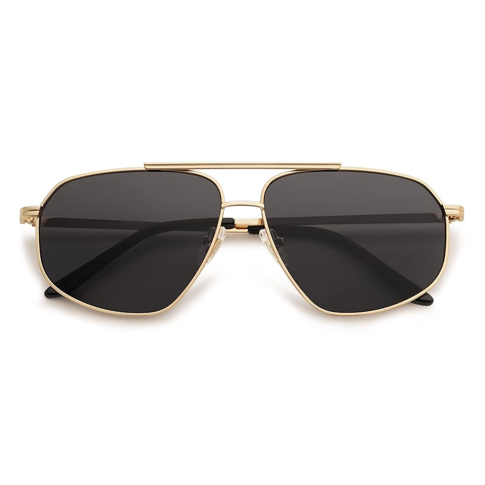 SOJOS Retro Hexagon Aviator Sunglasses for Women Men Trendy Vintage UV400 Protection Shades SJ120... | Amazon (US)