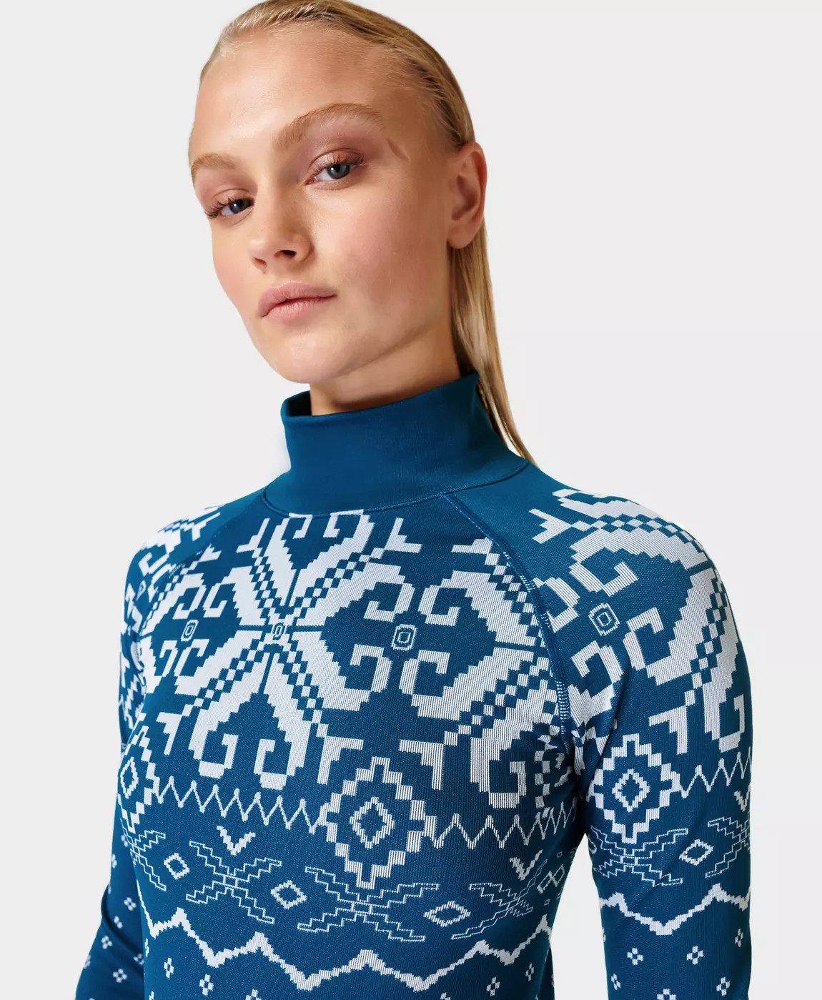 Fair Isle Base Layer Top | Sweaty Betty US
