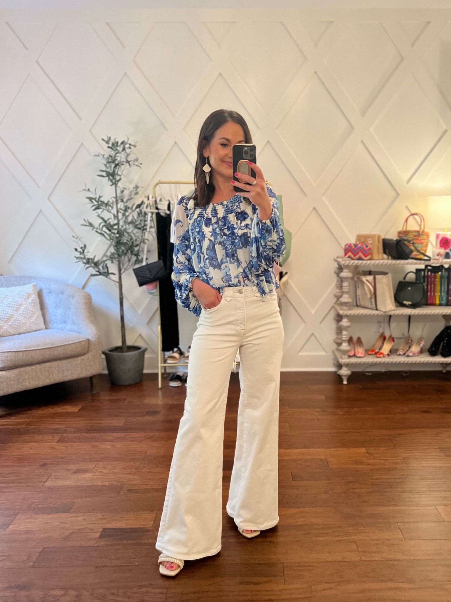 Free people too and good American jeans 

#LTKunder100 #LTKSeasonal #LTKFind