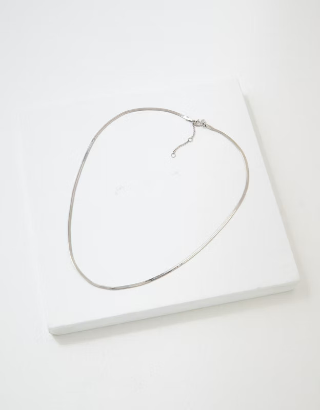 AE Keepers Collection Platinum Snake Chain | American Eagle Outfitters (US & CA)