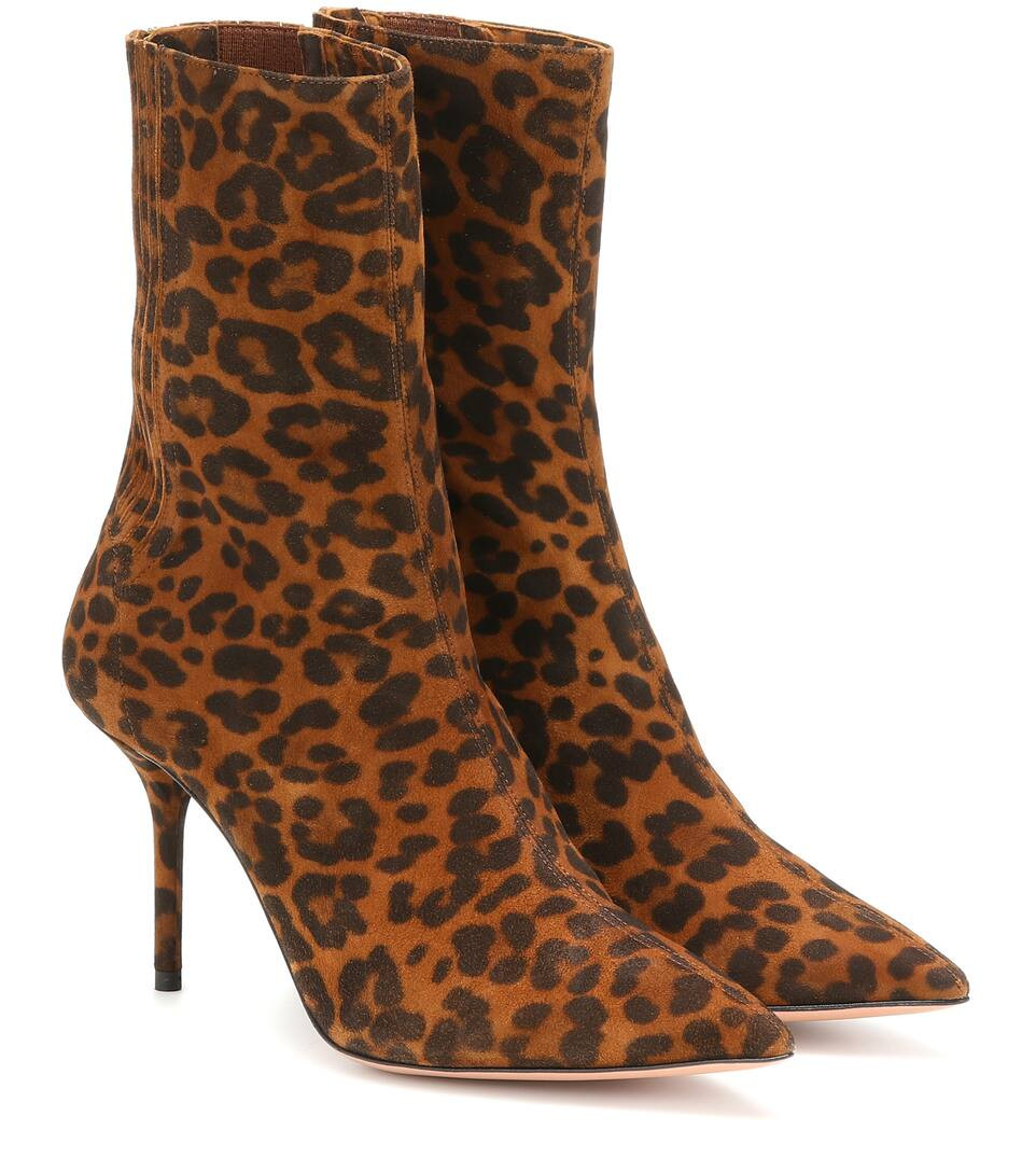 Saint Honoré 85 suede ankle boots | Mytheresa (INTL)