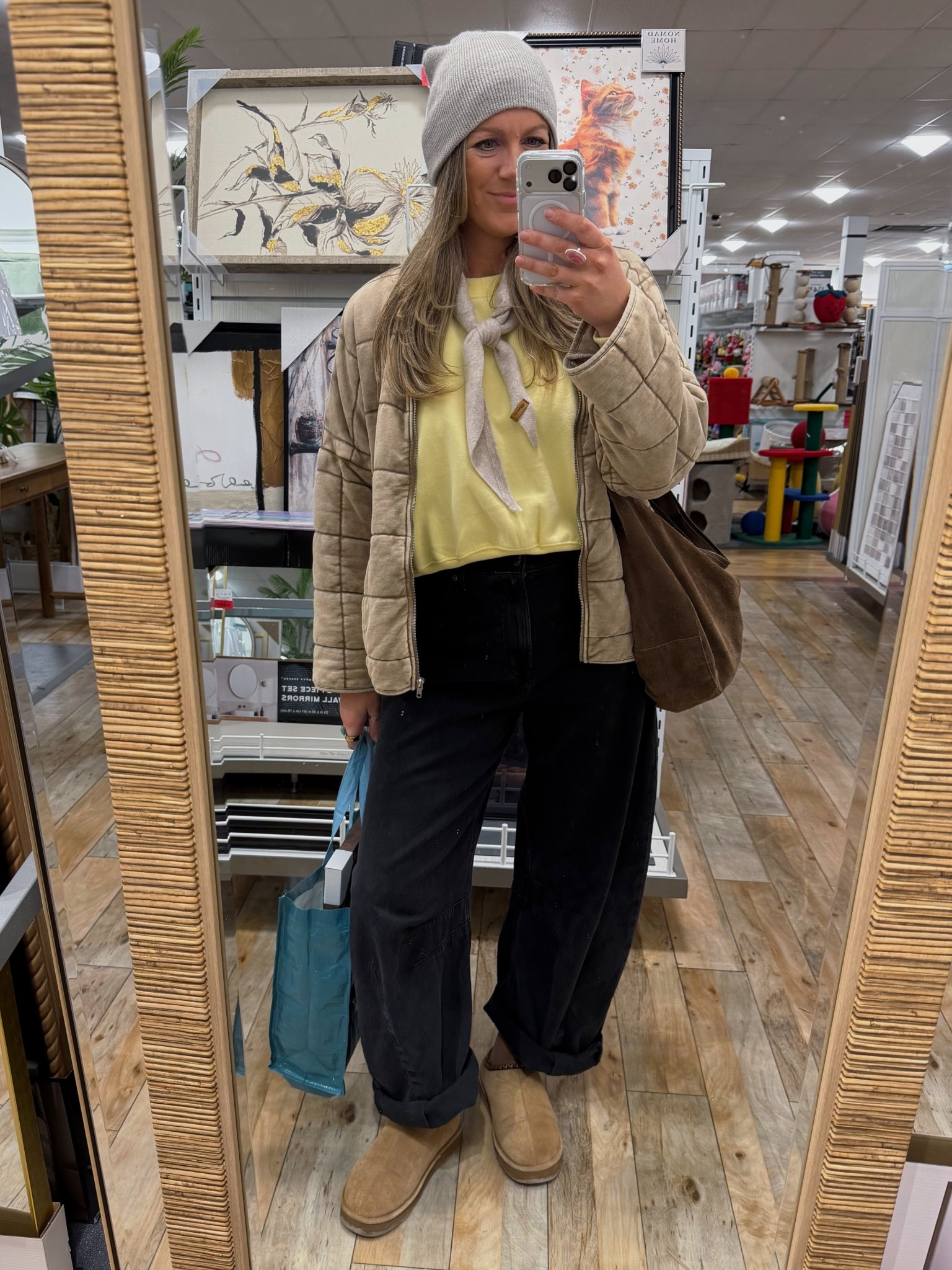 Winger OOTD as a tall mom
✨XL sweatshirt, large jacket, 30 tall jeans, 11 shoes 

#LTKTall #LTKOver40 #LTKootd