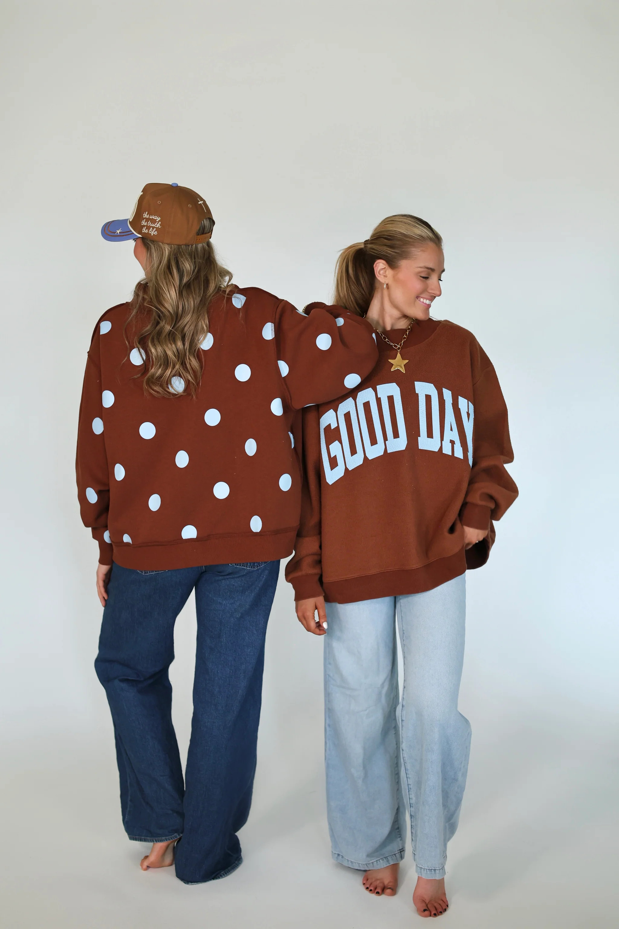 Good Day 2-Sided Mock Sweatshirt | Poppy & Pine