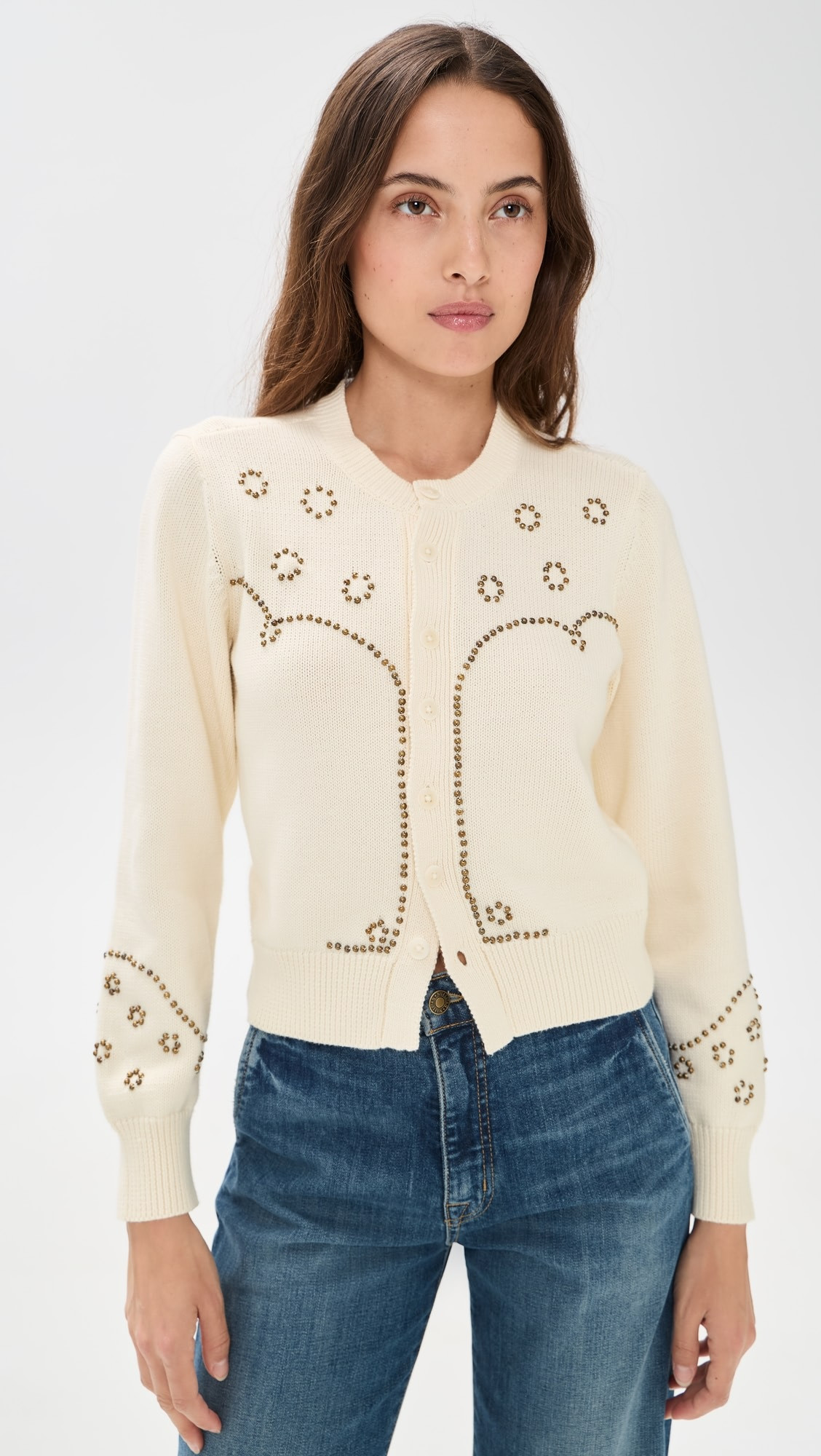 The Studded Cardigan | Shopbop