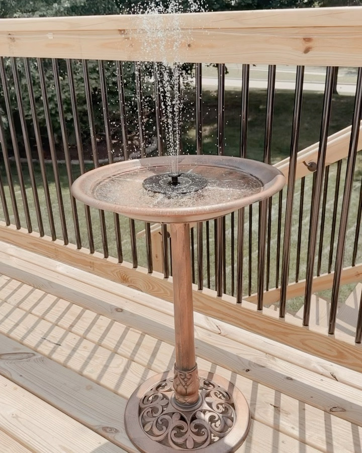 This Solar Bird Bath Fountain Pump is amazing 🤎

#LTKSeasonal #LTKxNSale #LTKSaleAlert