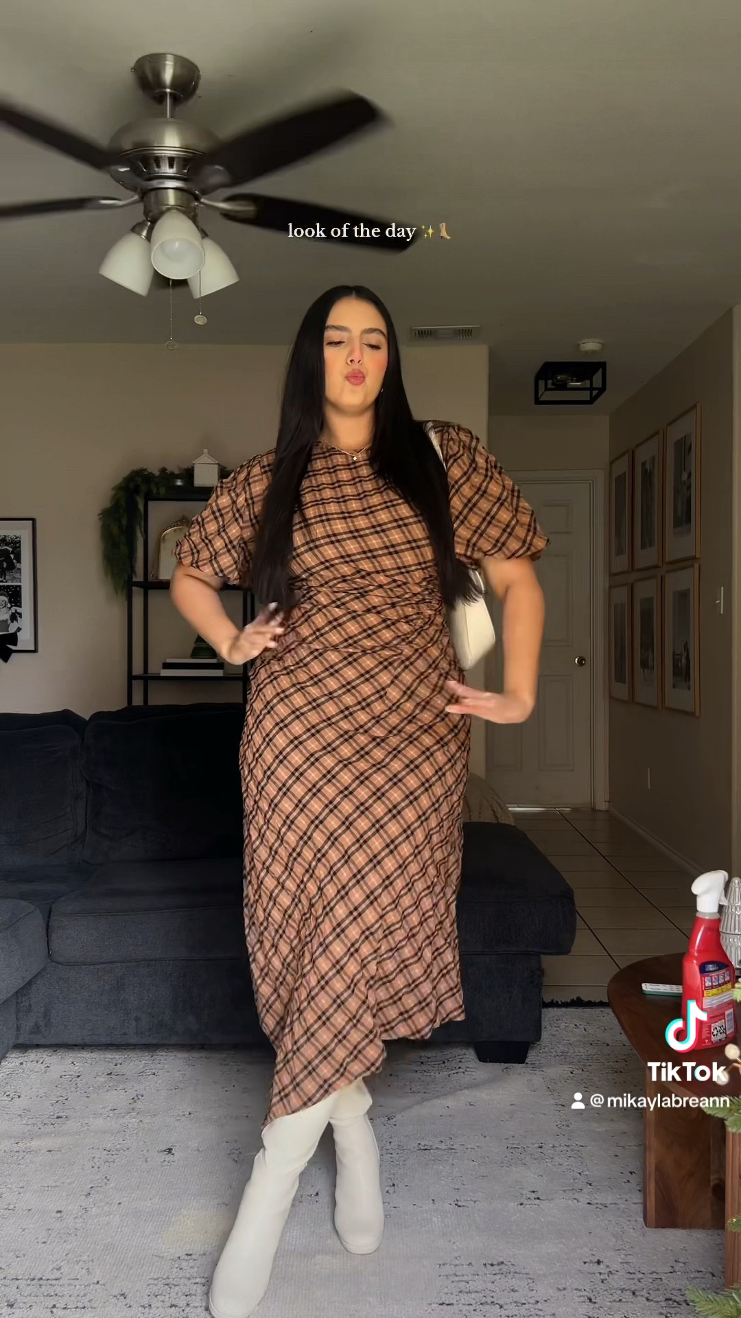A little Sundays best ootd. I love this dress so much, I got it from rent the runway and it’s so flattering on the body. I paired it with some old Shoedazzle boots that are sold out but I linked some super similar ones. And the snatched waist is thanks to Miss kimk and skims  

#LTKVideo #LTKmidsize #LTKstyletip
