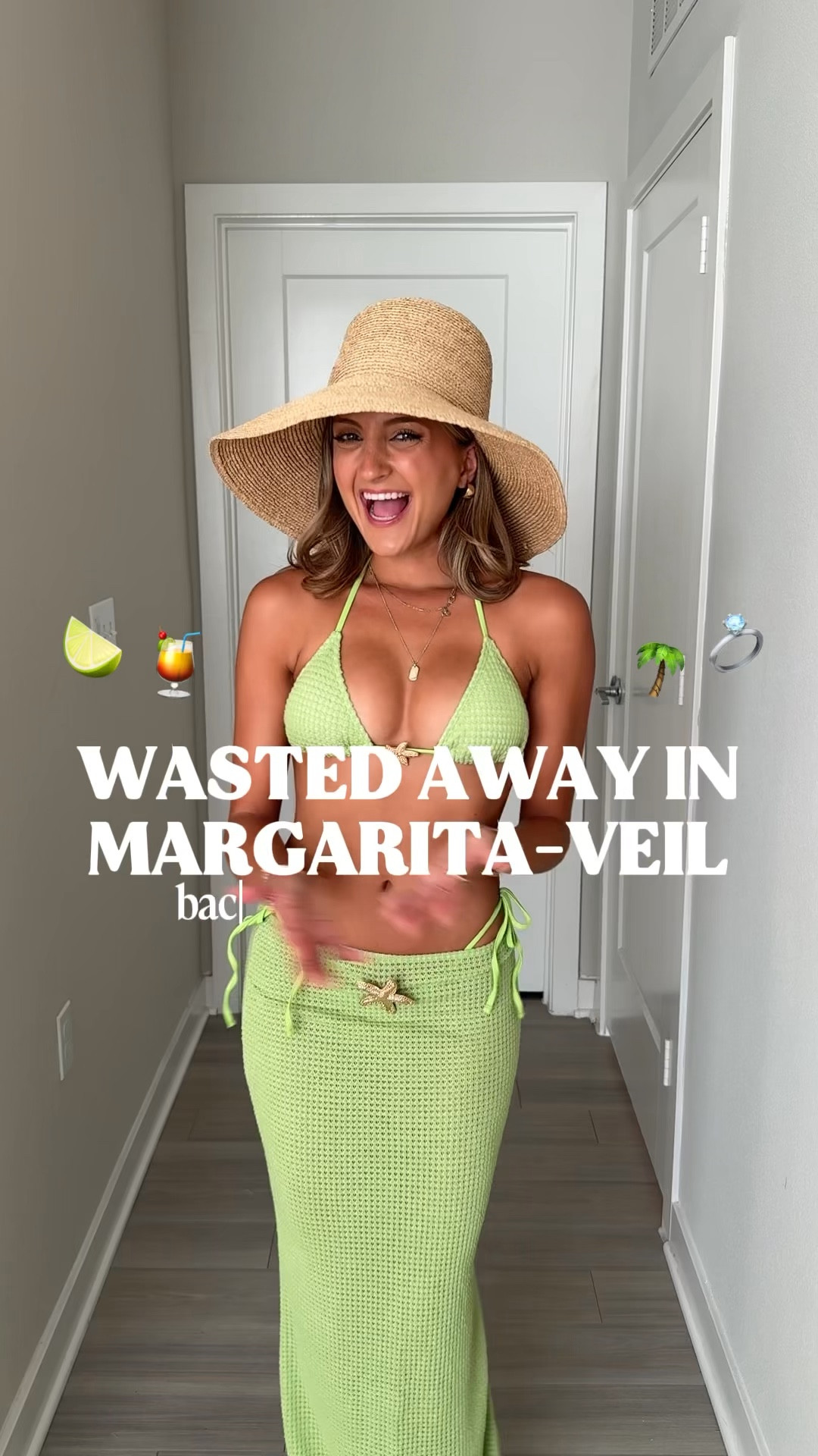Bachelorette party outfit ideas for the “wasted away in maragrita-veil” theme 🌴🐚🥂 - bride to bes save this for while you’re planning / to send to your group for vacation outfit ideas 