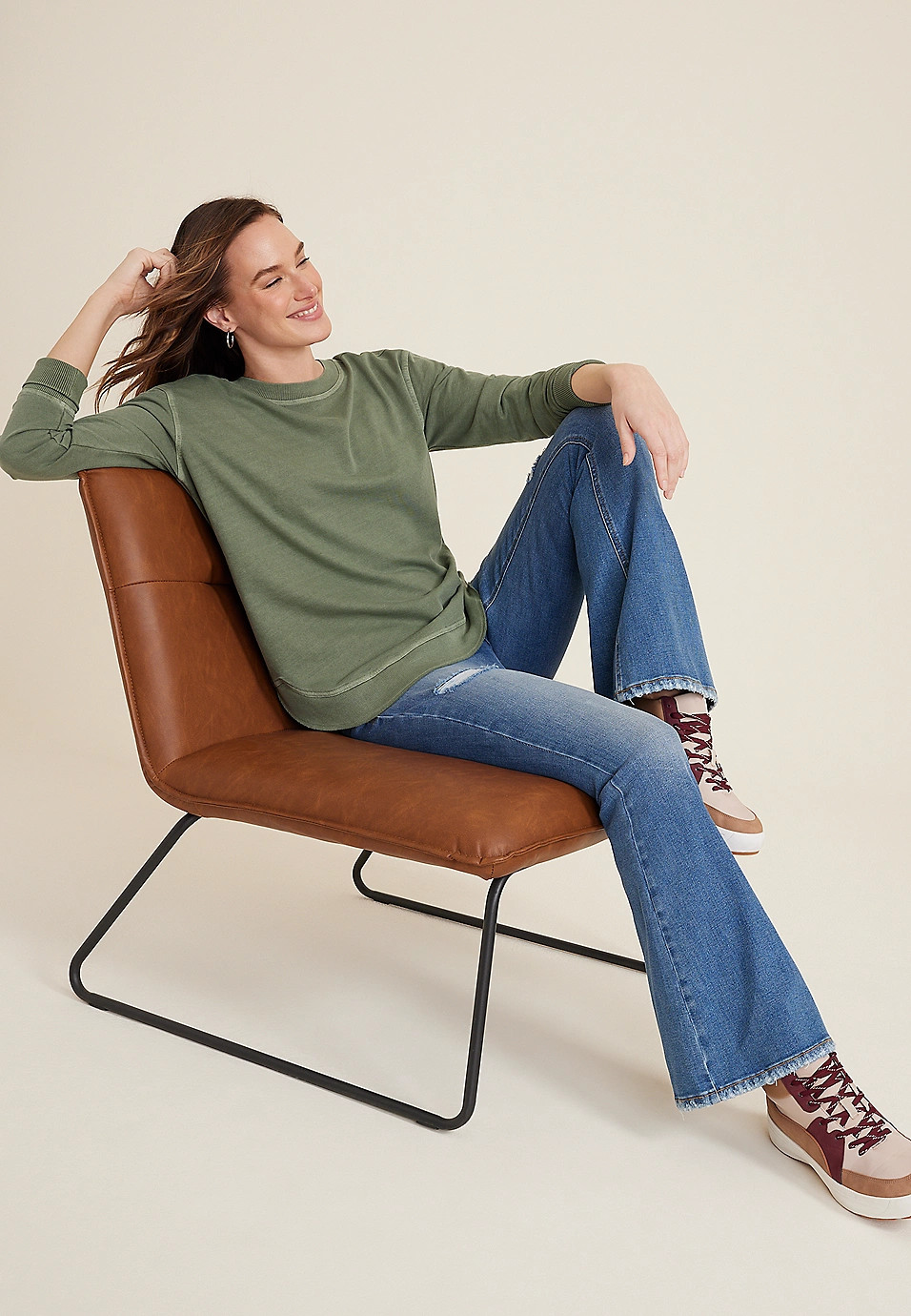 Sunhaven French Terry Sweatshirt | Maurices