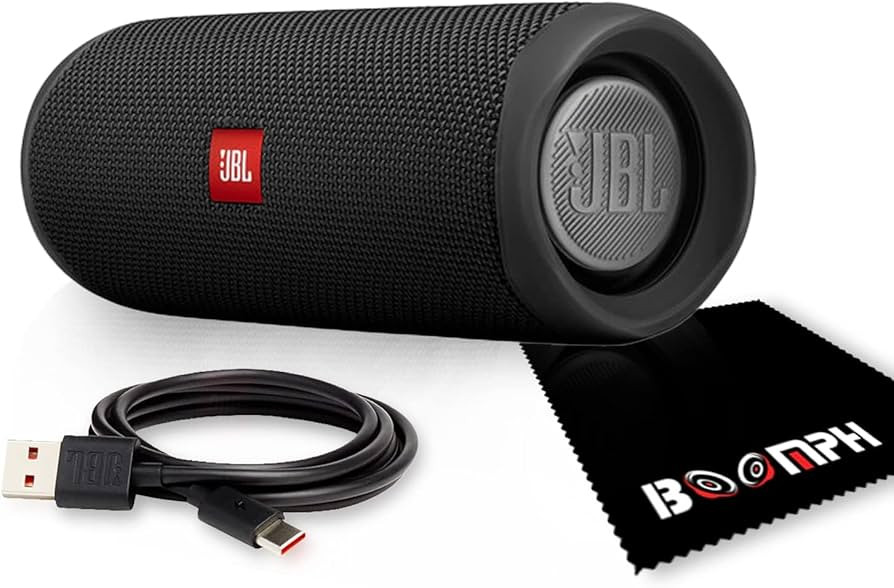 JBL Flip 5: Portable Wireless Bluetooth Speaker, IPX7 Waterproof - Black - Boomph's Comprehensive... | Amazon (US)