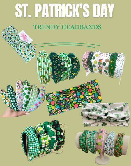 Saint Patrick’s day headbands 
Saint Patrick’s day hair accessories 
Saint Patrick’s day head wraps 
St Patrick’s day headband
St Patrick’s day hair accessories 
St Patrick’s day head wrap 

#LTKSpringSale #LTKbeauty