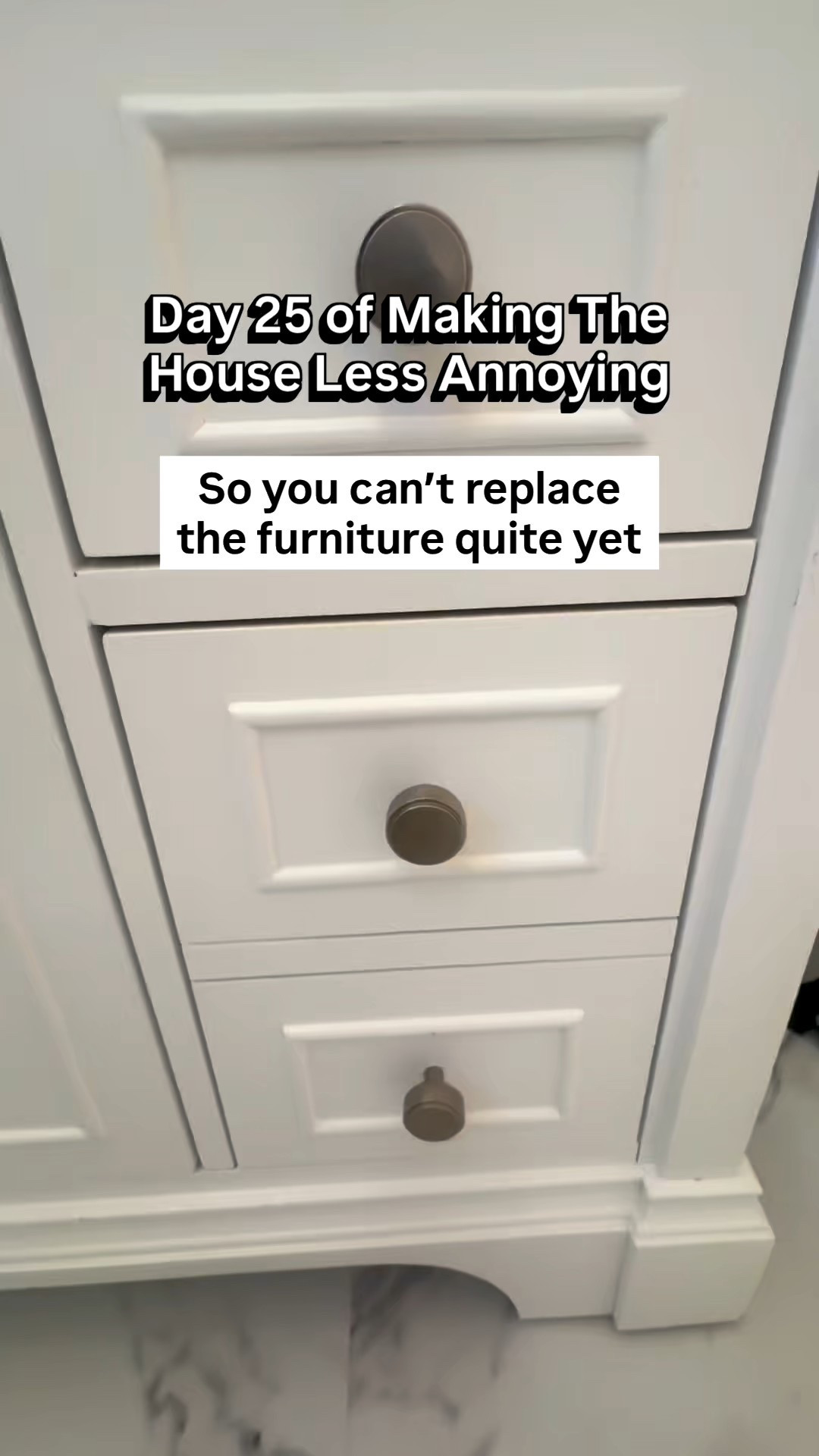 Maybe you’re holding onto older furniture like me because kids ding and dent everything. Or maybe there’s a corner of your home that could use a little refresh… without a big spend.

Swapping out a knob, adding a soft-glow nightlight ✨

these tiny upgrades take just minutes and make your space feel a little more you again.

#LTKvlog #LTKHome #LTKmomlife