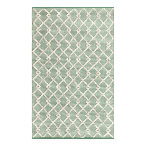 Jill Zarin English Manor Handmade Hand-Knotted Green/Beige Rug | Wayfair North America