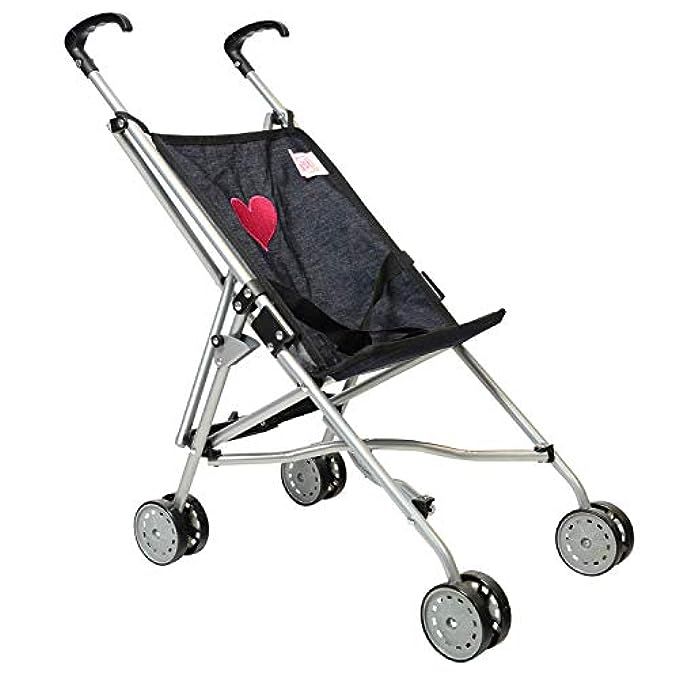 The New York Doll Collection First Umbrella Dolls Stroller in Denim, one piece - Black - Color for18 | Amazon (US)