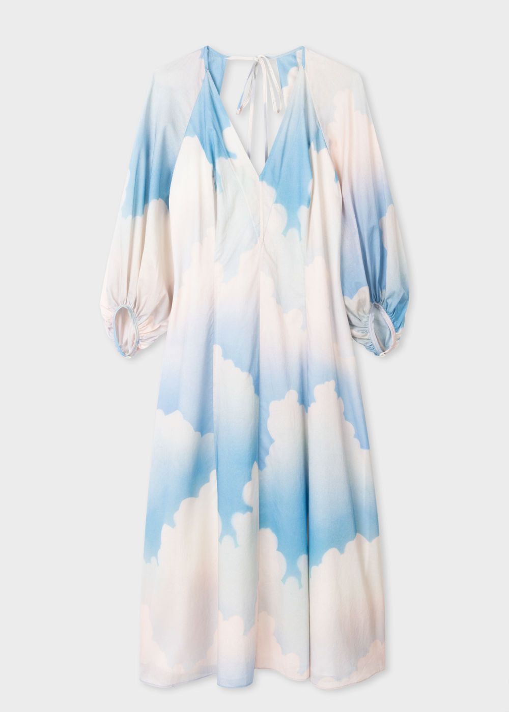 'Summer Clouds' Puff Sleeve Dress | Paul Smith (Global)