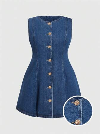 Denim dress  | SHEIN