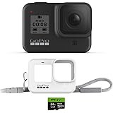GoPro HERO8 Black + Lanyard + 64 GB SD Card - E-Commerce Packaging - Waterproof Digital Action Camer | Amazon (US)