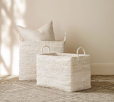 Coil Rectangular Basket | Pottery Barn (US)