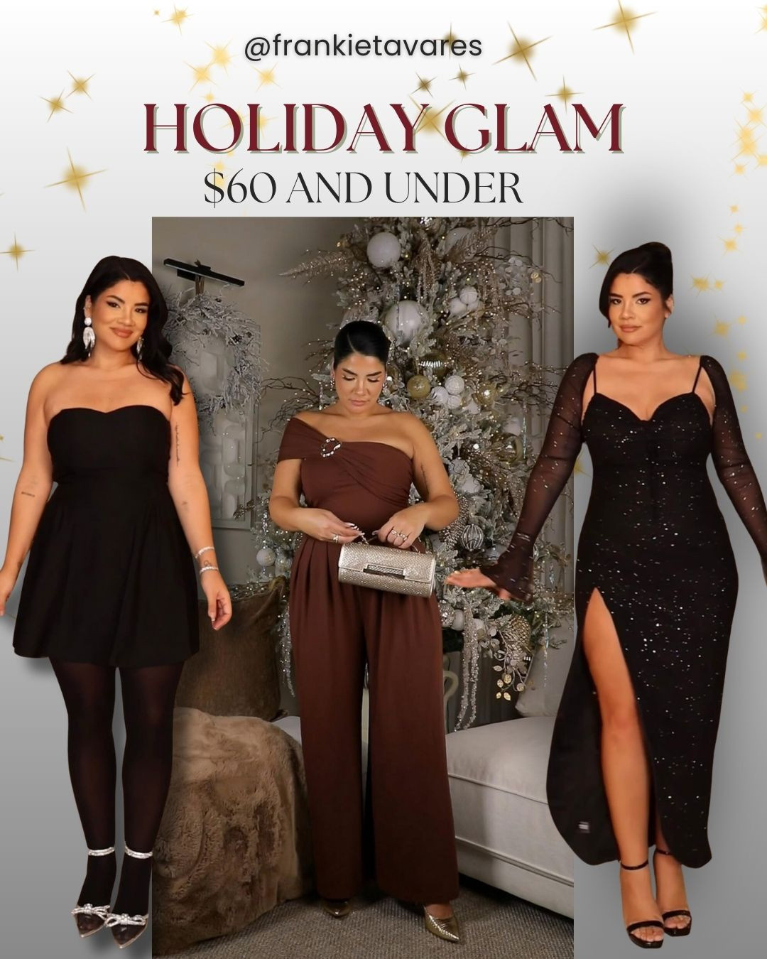 Affordable luxury this holiday season!
#holidayglam #luxuryforless #frankietavares #amazonprime 

 #LTKHoliday #LTKSeasonal #LTKFindsUnder100