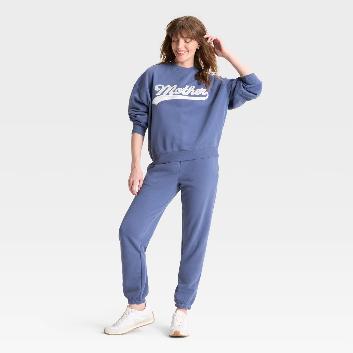Women's Mother's Day "Mother" Graphic Sweatshirt - Navy | Target