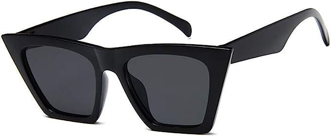 BOJOD Square Cat Eye Sunglasses For Women Fashion Vintage Trendy Cateye Sunglasses For women Blac... | Amazon (US)
