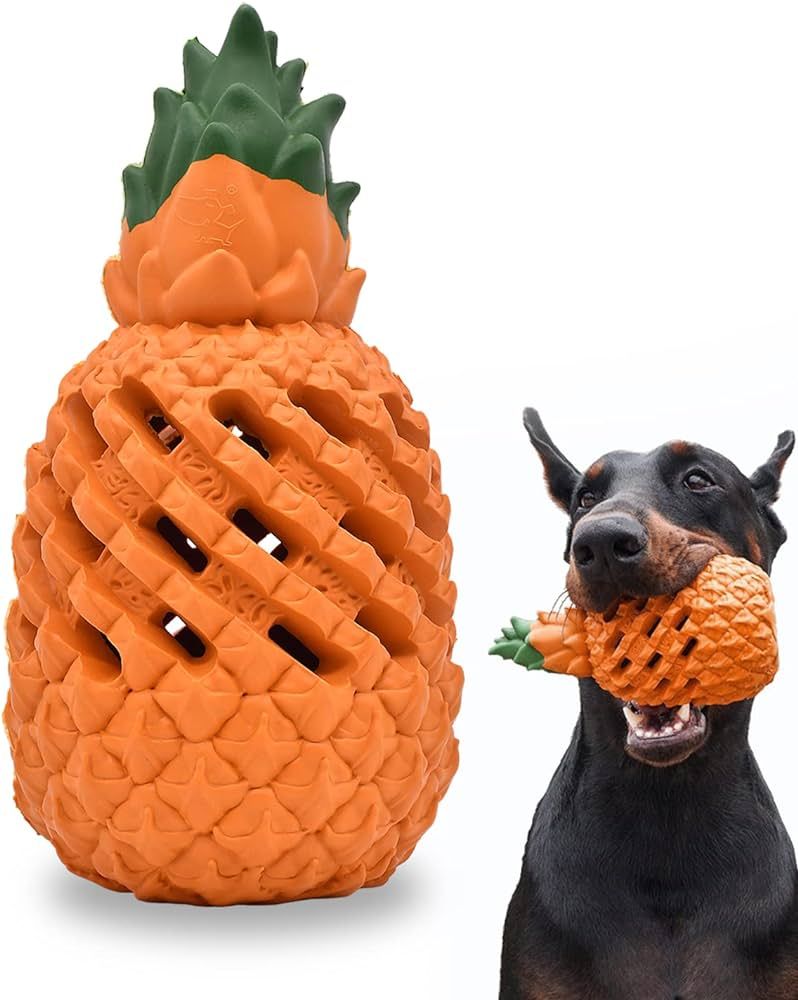 PETOPIA Dog Toys for Medium Dogs, Pineapple Dog Chew Toys for Aggressive Chewers, Indestructible ... | Amazon (US)