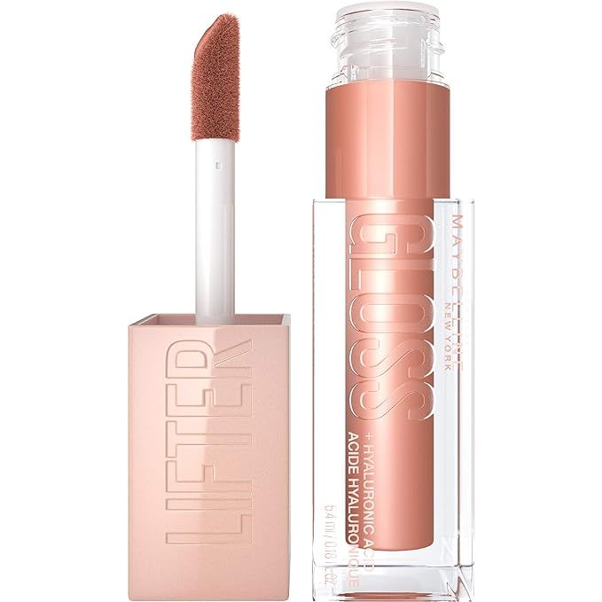 Maybelline Lip Lifter Gloss Hydrating Lip Gloss with Hyaluronic Acid, Stone, 0.18 Ounce | Amazon (US)