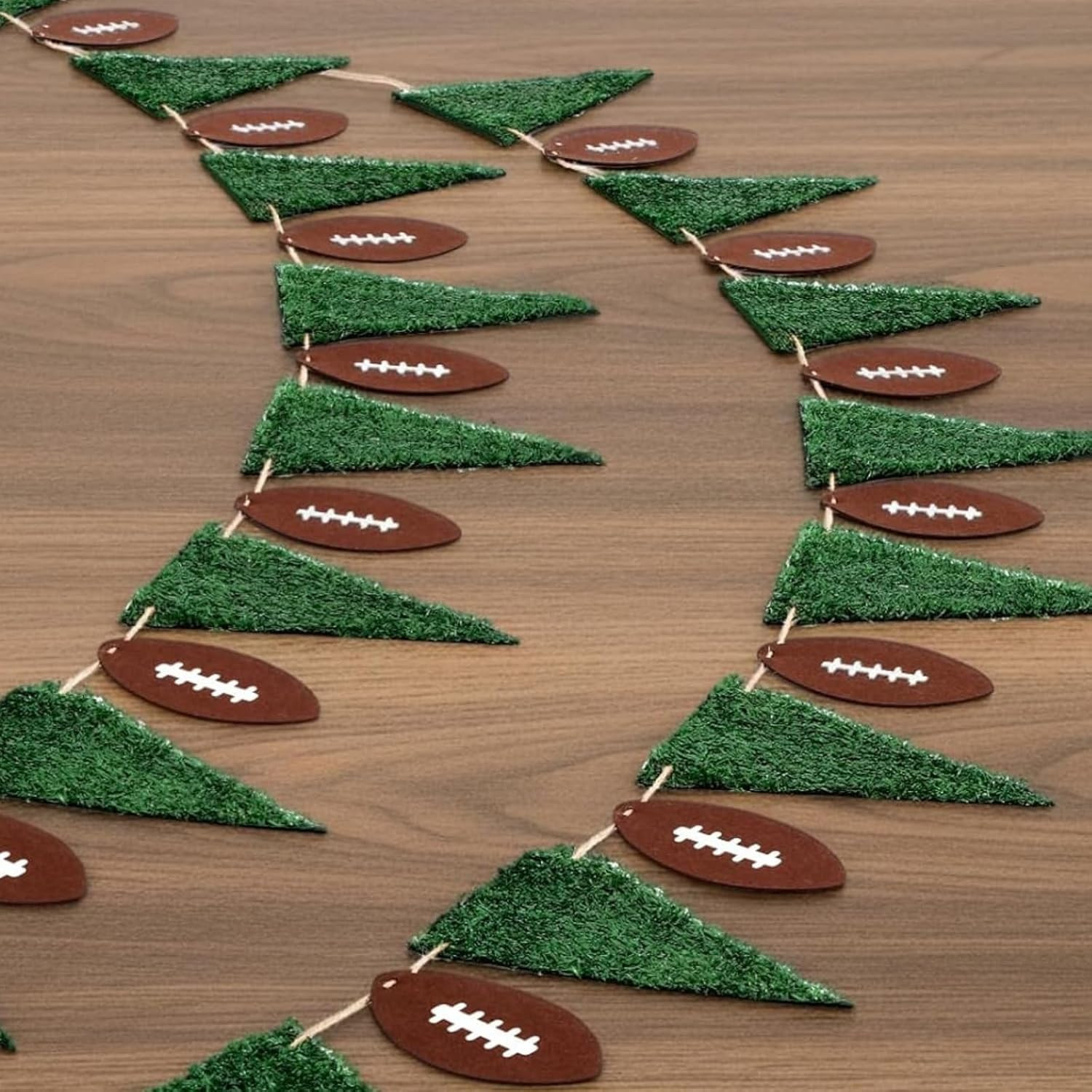 Janinka 2 Pcs 23ft Football Party Decor Artificial Grass Football Banner | Amazon (US)