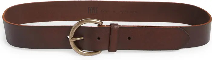 Flat Leather Belt | Nordstrom Rack