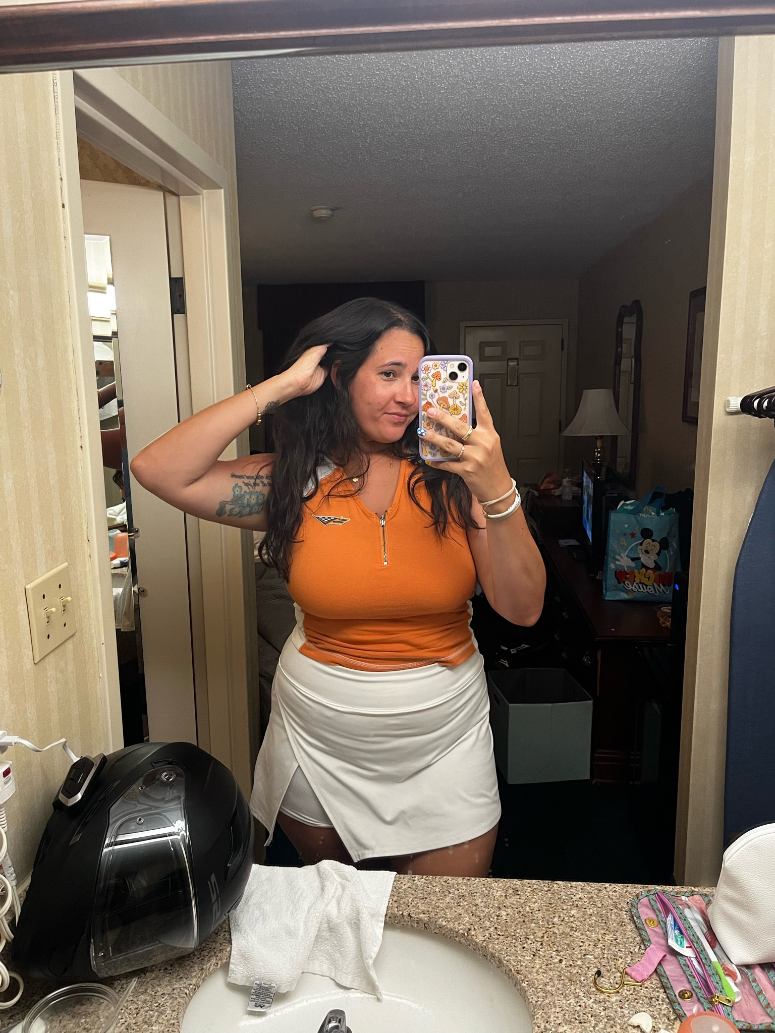 Orange biker girl fit 🧡🏍️

#LTKFindsUnder50 #LTKMidsize #LTKSeasonal