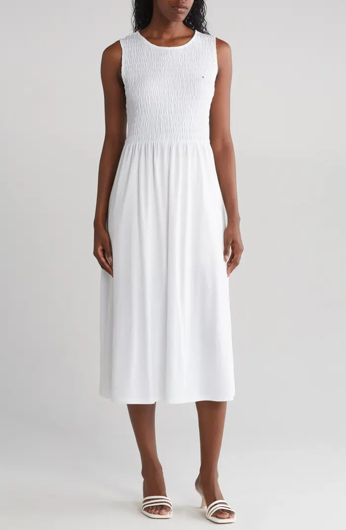 Smocked Fit & Flare Dress | Nordstrom Rack
