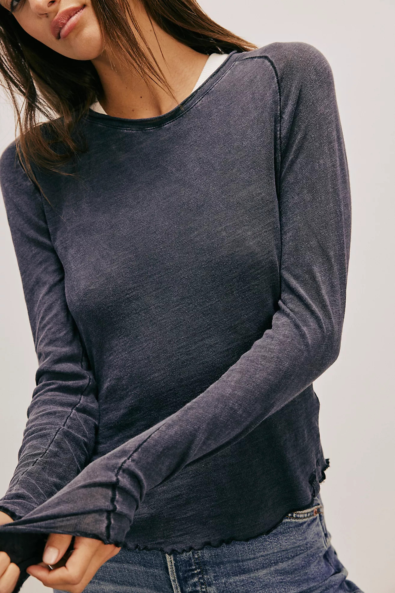 We The Free Be My Baby Long-Sleeve Tee | Free People (Global - UK&FR Excluded)