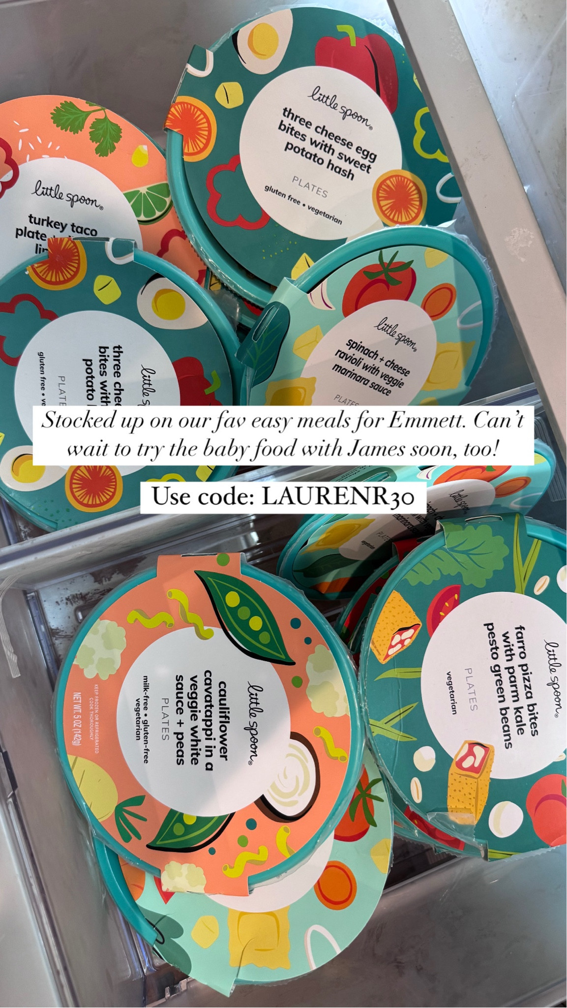 Little Spoon ✨ easy go to meals for Emmett that he absolutely loves!  I will definitely be introducing James to the baby blends once she starts eating solid foods.