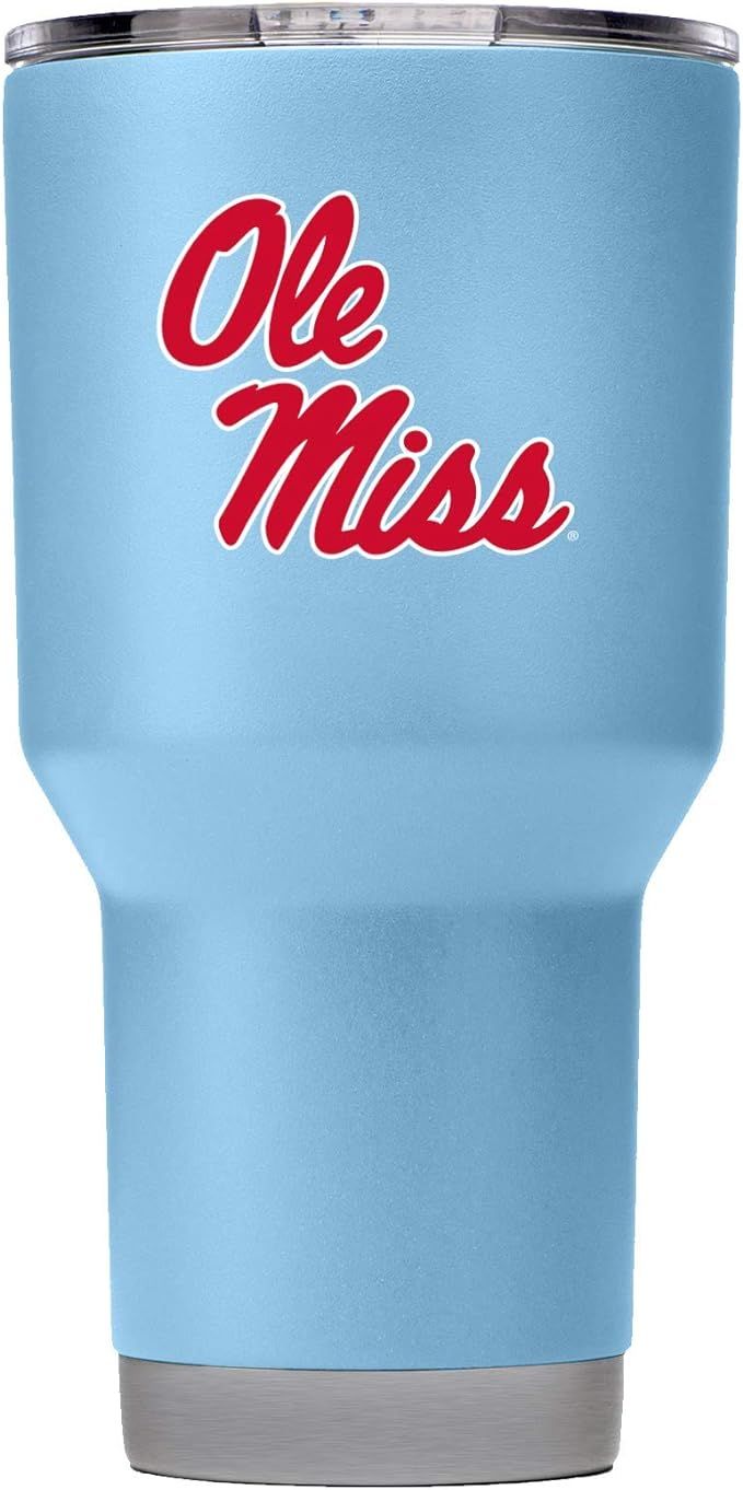 Mississippi Ole Miss Stainless Steel Drinkware (30oz Light Blue) | Amazon (US)