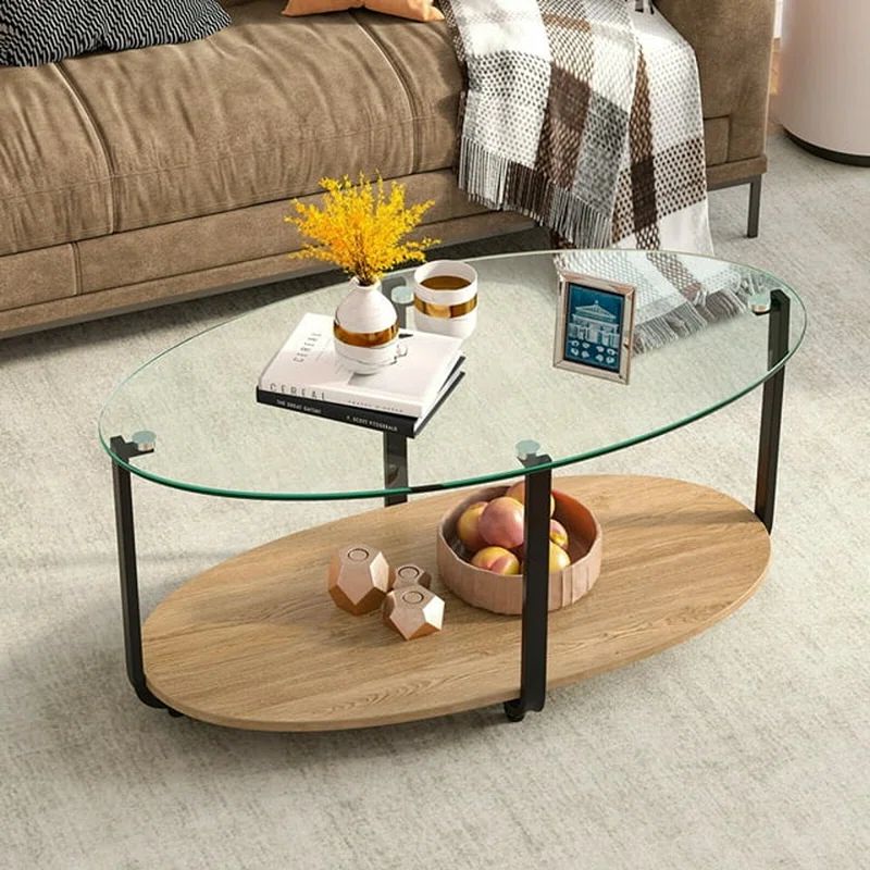 Zipcode Design™ Hanshaw Glass Top Coffee Table & Reviews | Wayfair | Wayfair North America