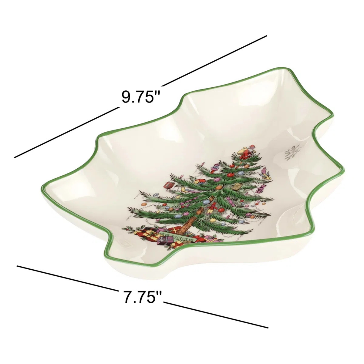 Spode Christmas Tree Tree Dish 9" | Wayfair North America