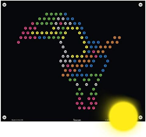 IllumiPeg Zoo Refill templates for Basic Fun Lite Brite Ultimate Classic (10 Sheets, 7x8) | Amazon (US)