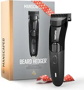 MANSCAPED® The Beard Hedger® Premium Men's Beard Trimmer, 20 Length Adjustable Blade Wheel, Sta... | Amazon (US)